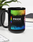 Pride Black Glossy Mug