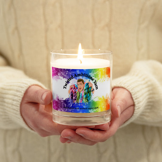 Pride Glass jar soy wax candle