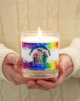 Pride Glass jar soy wax candle.