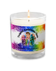 Pride Glass jar soy wax candle.